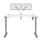 Bestar Bestar Upstand 60W x 30D Standing Desk with Dual Monitor Arm in white 175870-000017 - alternate 10